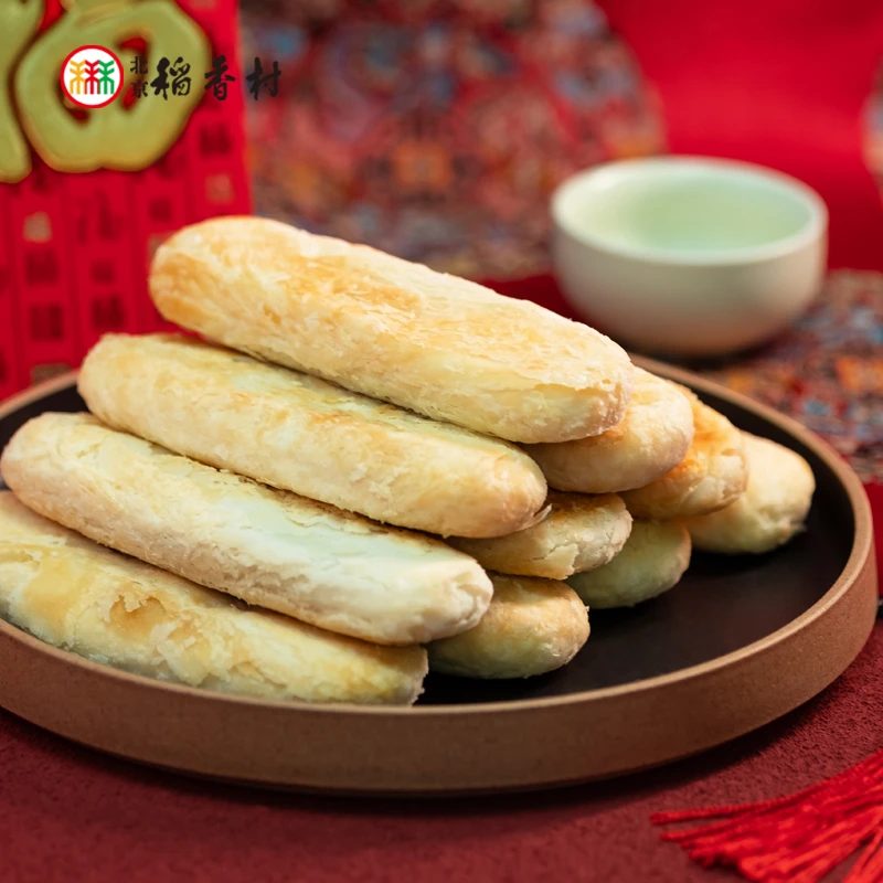 北京稻香村牛舌饼*3块