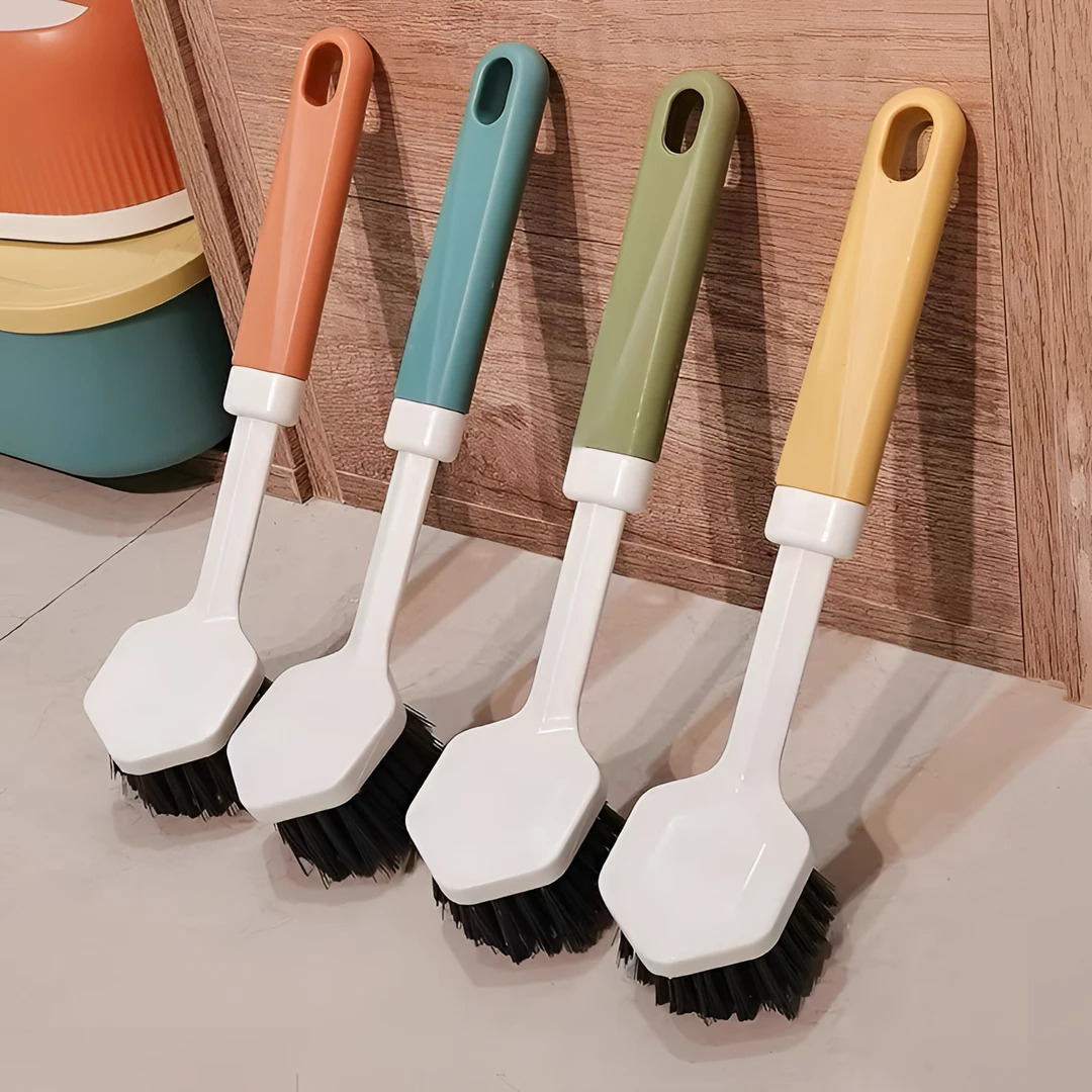 【油污神器】长柄锅刷家用刷碗刷锅刷子厨房去污清洁不沾油长柄省力