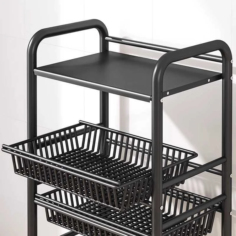 蔬菜调料厨房置物架落地厨房置物架多层放锅厨房整理架厨房置物架