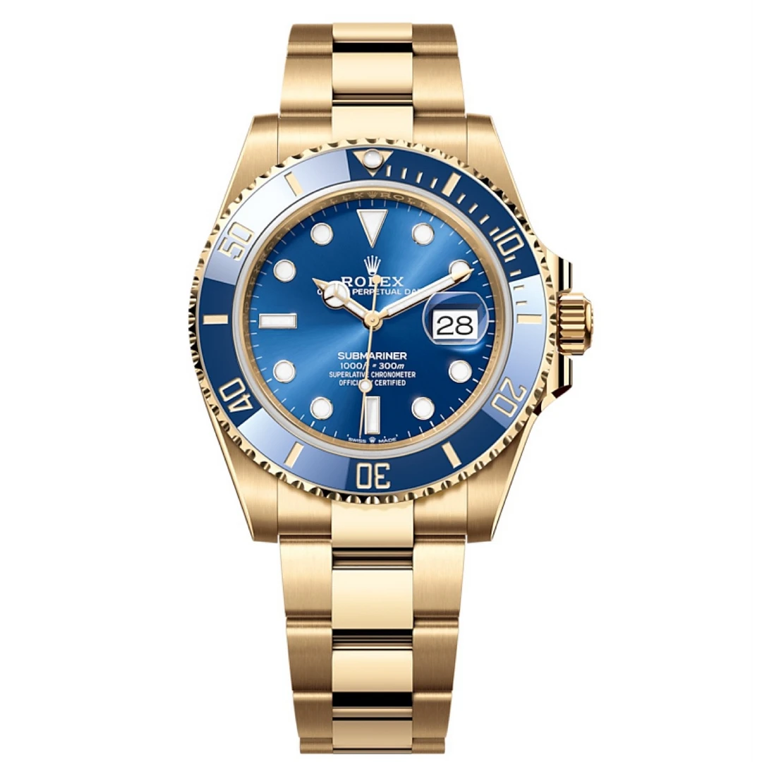 99新 Rolex/劳力士 全金蓝水鬼/126618曹爽/24全套
