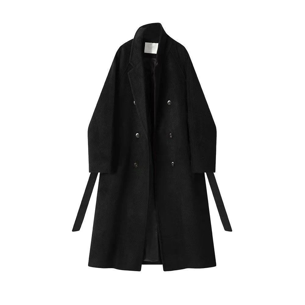 (401-600)百搭中长款冬季双面羊毛大衣(非直播时间请勿下单）A