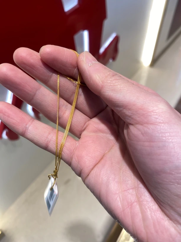 金利福黄金足金项链