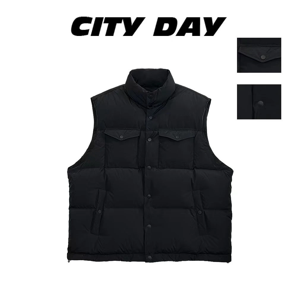 【楠哥】City Day 539冬季上新简约百搭时尚羽绒马甲