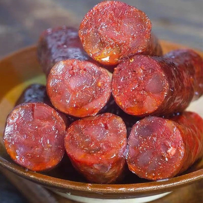 【11号现称香肠链接】W 柴火烟熏腊味数量赠品以直播现场称重为准