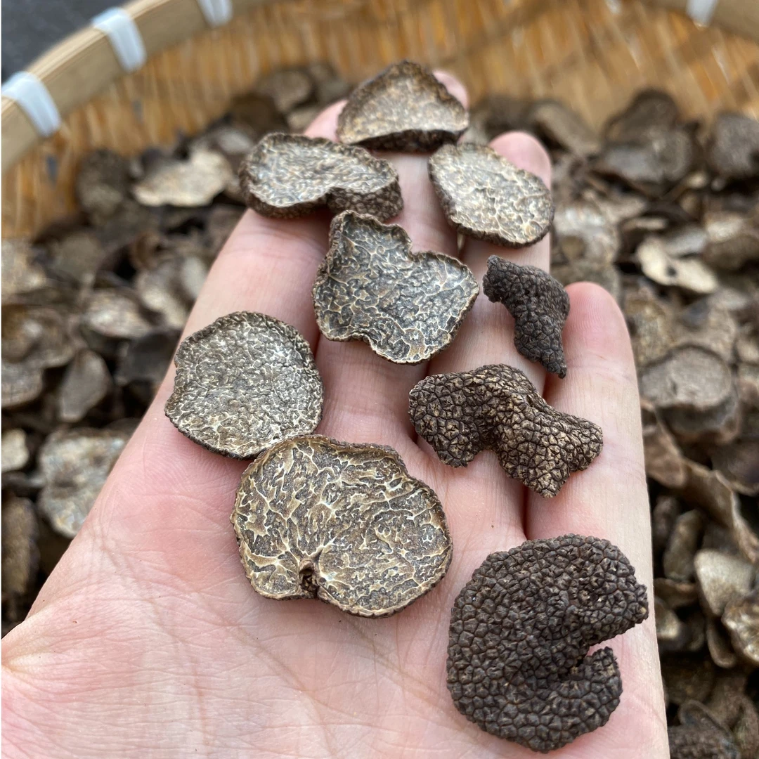 新货云南黑松露片公松露公片三大珍馐过筛1.5厘米中大片100g煲汤