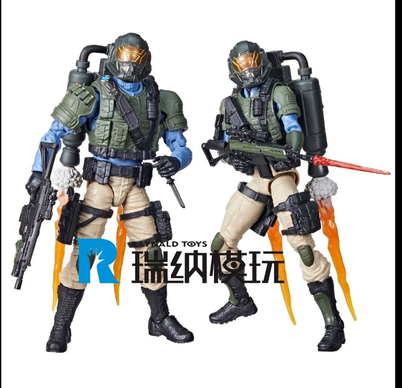 现货 孩记 1/12 特种部队 GIJOE 钢铁部队 双人套 关节可动人偶
