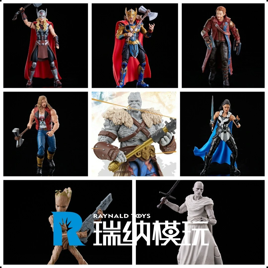 现货 孩记MARVEL LEGENDS 爱与雷神 格尔 女雷神 树人 女武神人偶