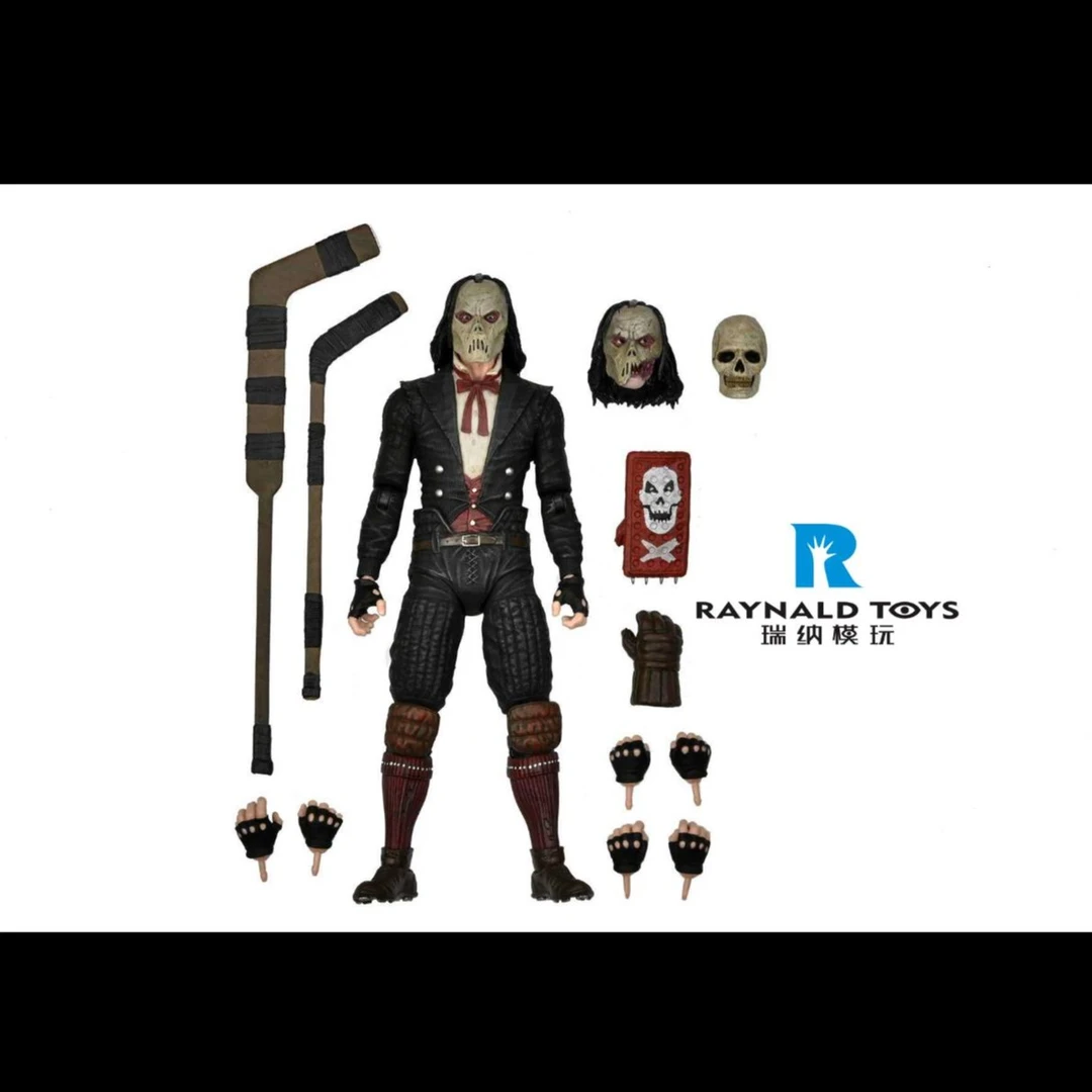 现货 NECA 1/12 环球怪物 X 忍者神龟 凯西琼斯 歌剧院魅影 人偶
