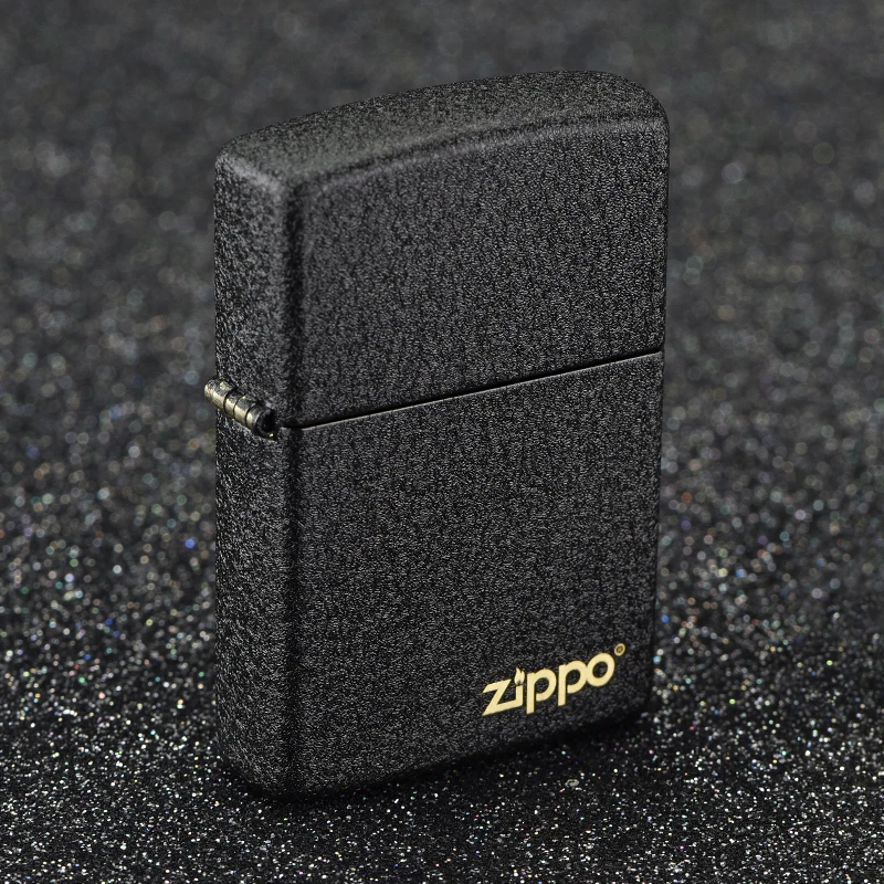 ZIPPO/之宝打火机【同城优选】正版黑裂漆定制刻字个性定制送礼DYJ1