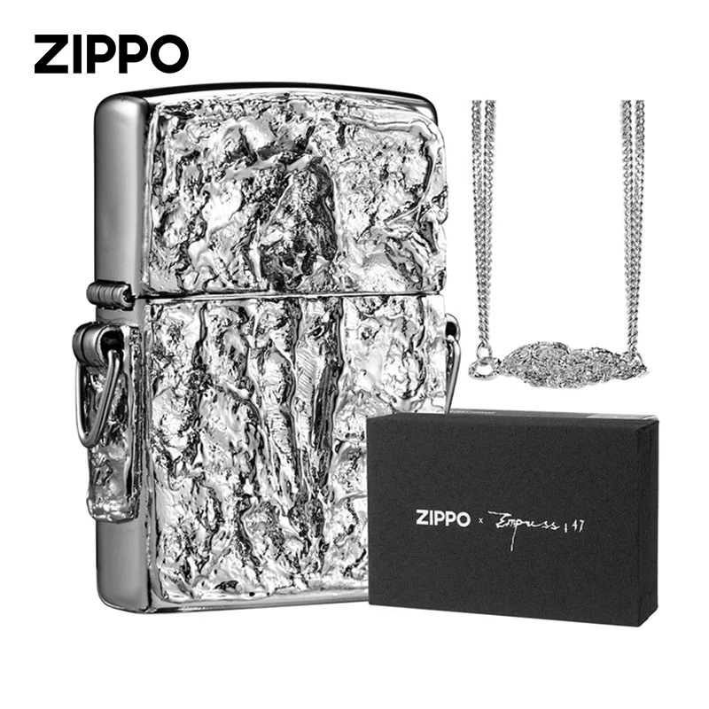 ZIPPO打火机原装正品 荆棘玫瑰联名款银色煤油防风火机送男士礼物