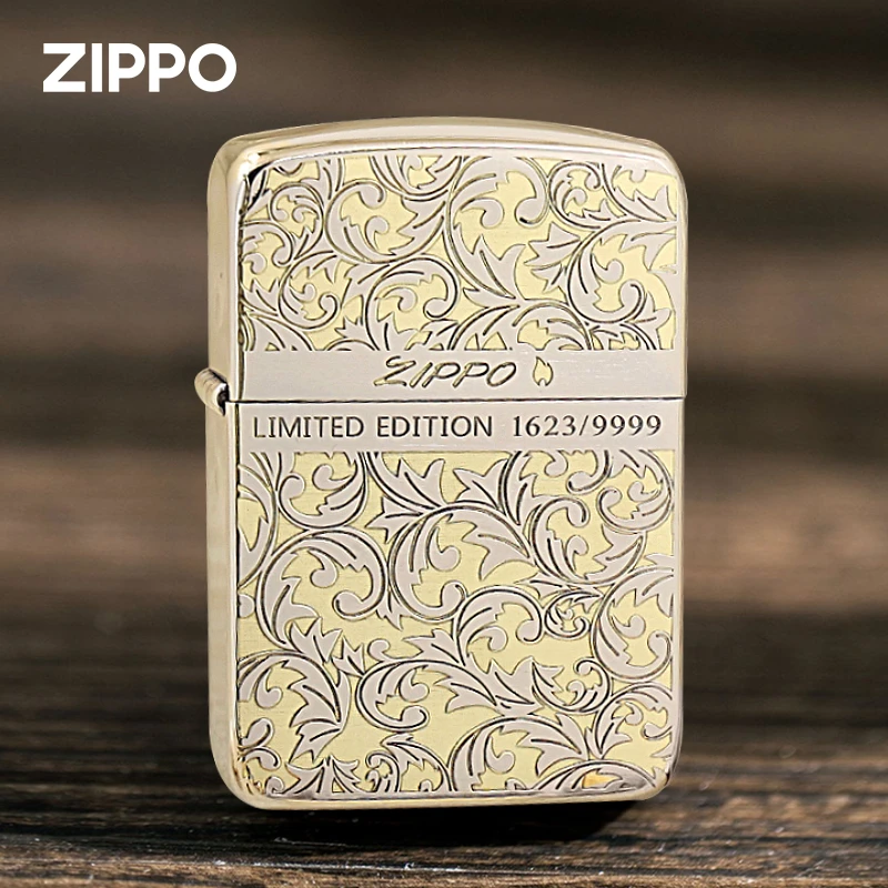 ZIPPO/之宝打火机【同城优选】正品1941双面精雕唐草花火机DY9813FK