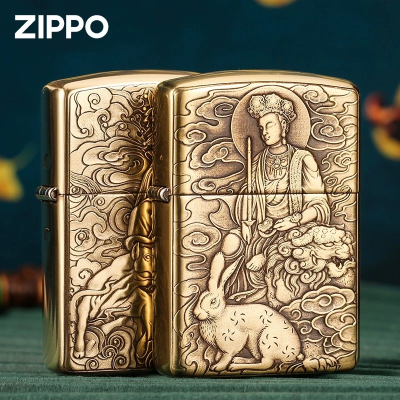 ZIPPO/之宝打火机【直播链接】本命佛十二生肖盔甲防风煤油XBL-DYJ1