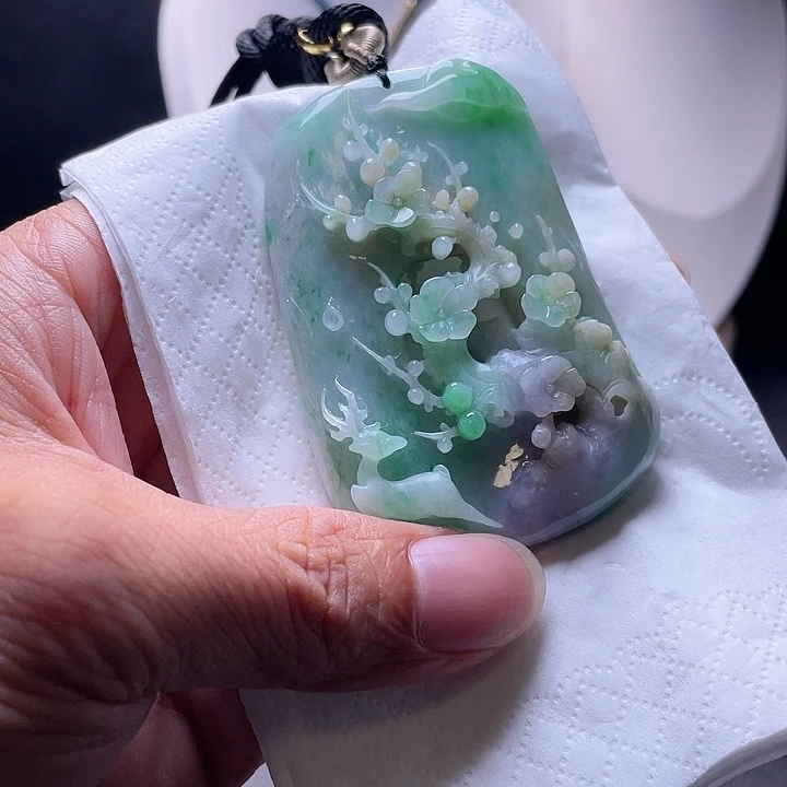 翡翠挂件未镶嵌用****3