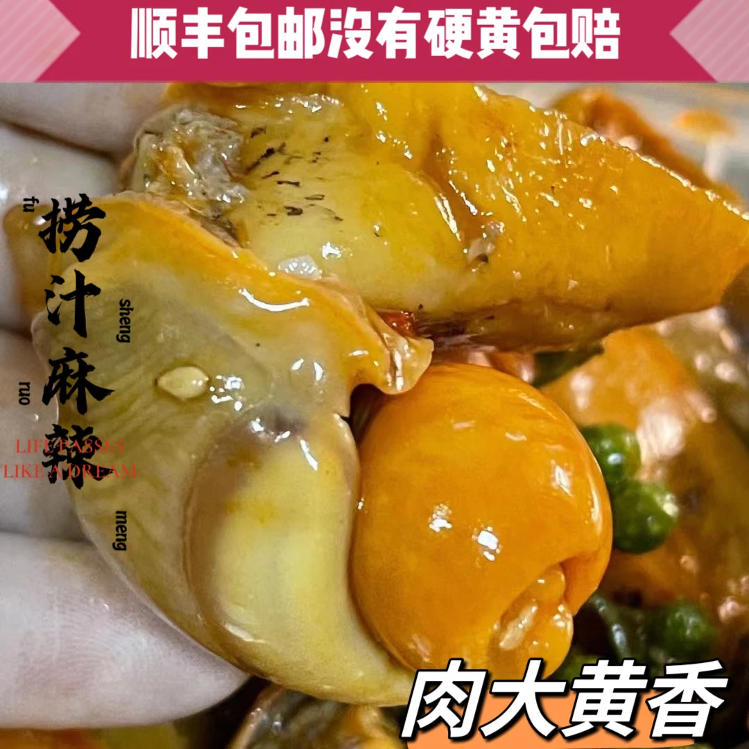 (小由生鲜)个个硬黄麻辣鲍螺假鲍鱼鲍鱼螺捞汁鲍螺老婆脚