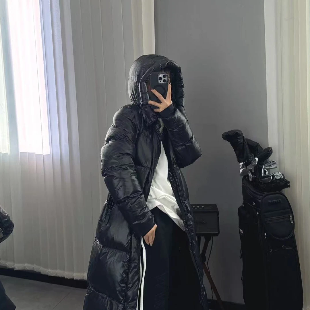 【贝贝专属】巴家24s新款时尚百搭长款羽绒服-1118