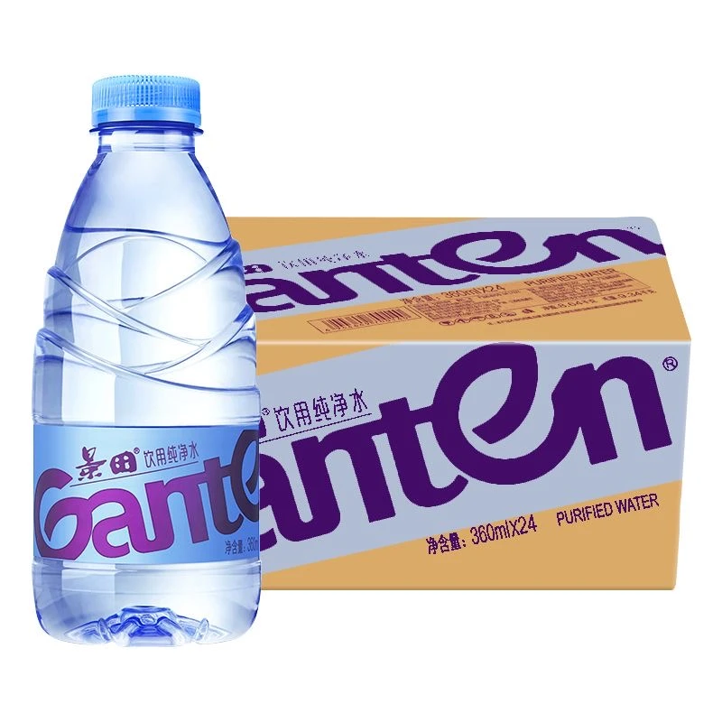 百岁山景田纯净水360ml瓶运动常温清新泡茶水公司酒店接待饮用水
