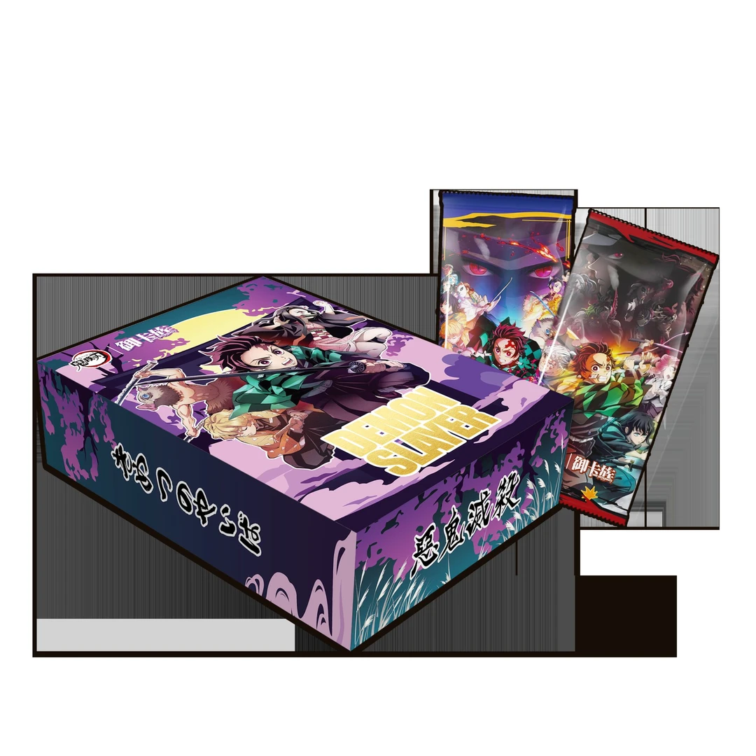 【新人浮浮】鬼灭之刃 御卡族 第一弹-紫藤画卡 卡牌盲盒 默认代拆