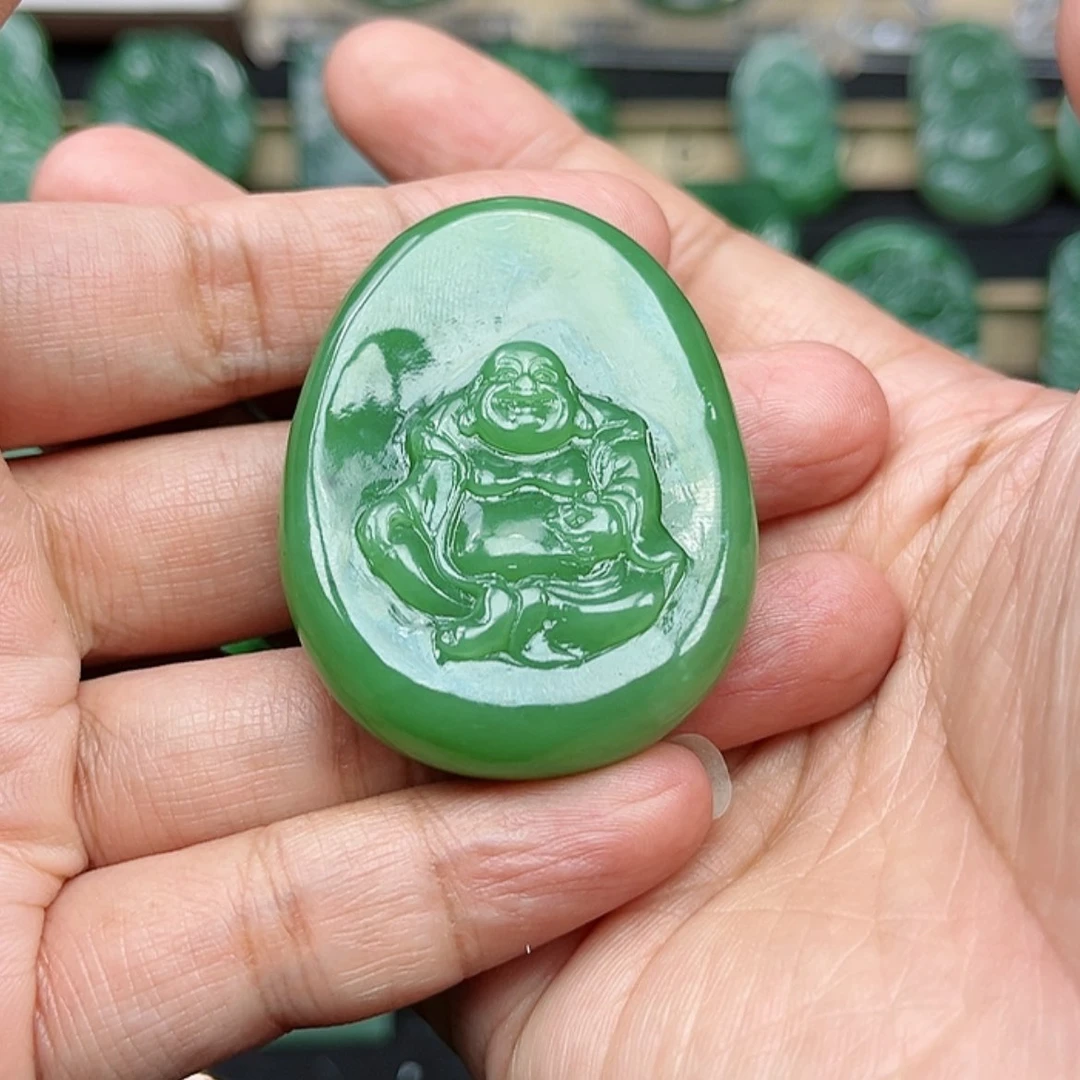 【闪购商品】和田玉（碧玉）颈饰未镶嵌，*蓉