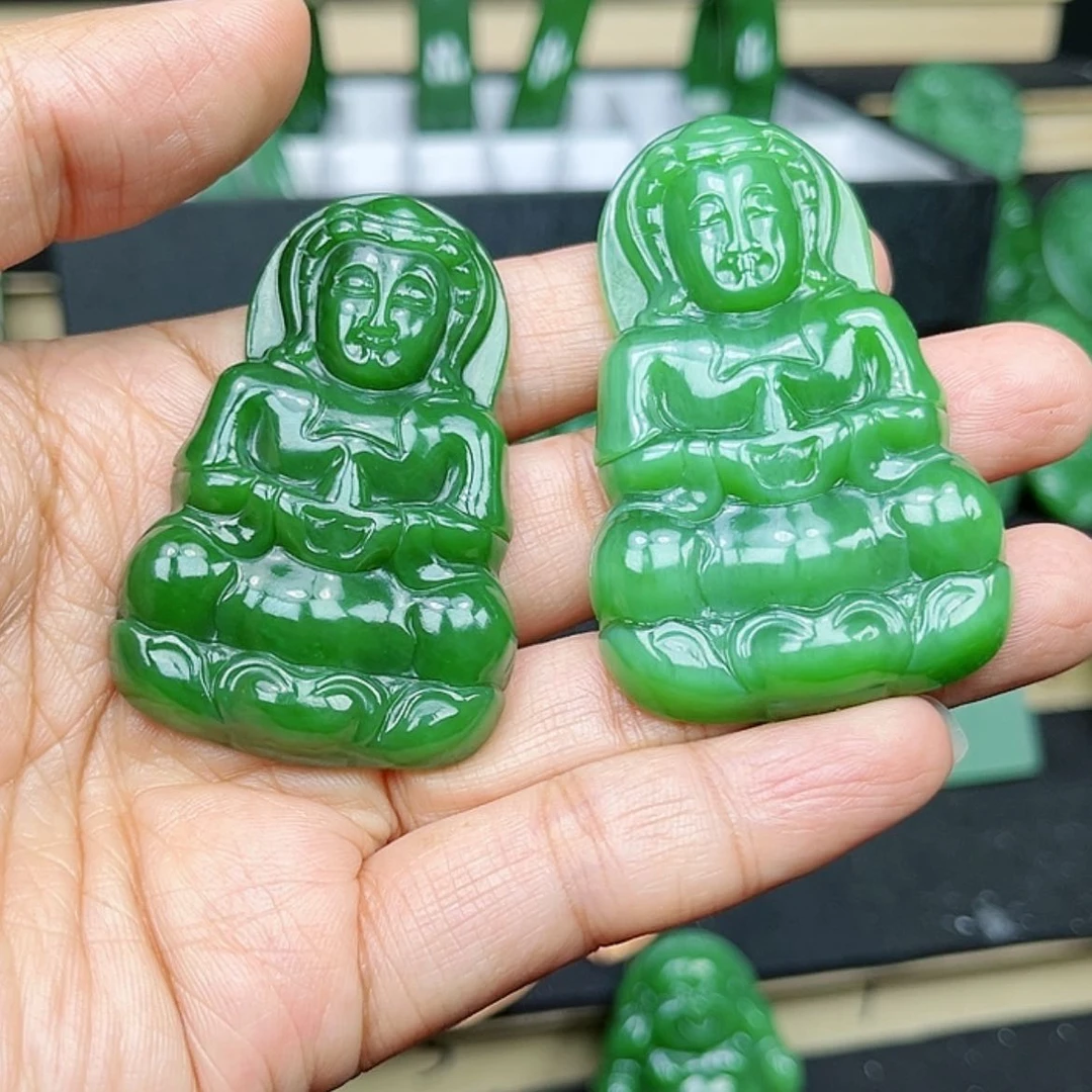 【闪购商品】和田玉（碧玉）颈饰未镶嵌平*