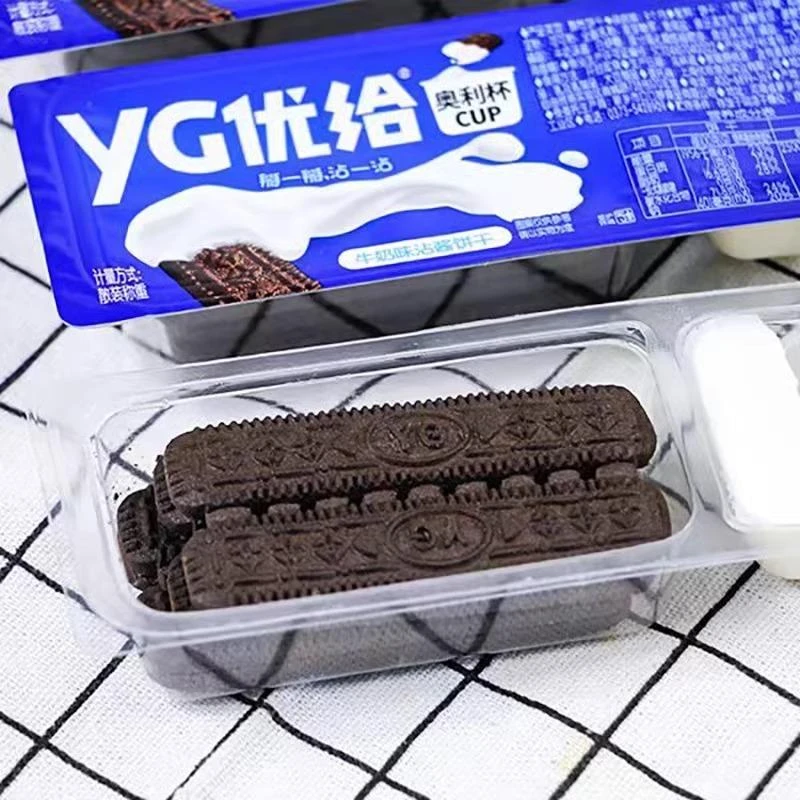 优给奥利杯草莓手指棒牛奶饼干沾酱营养早餐代餐办公室休闲小零食