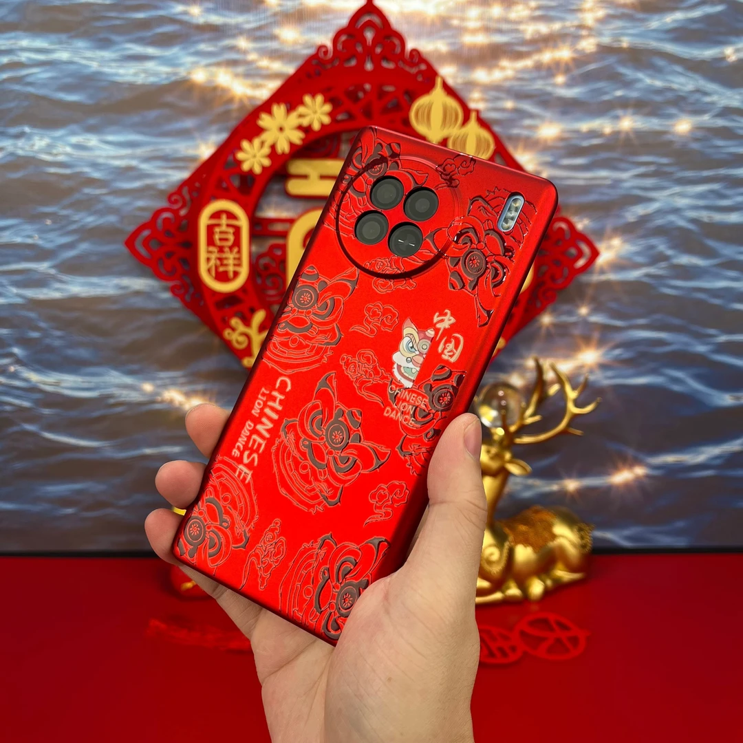 龙年大吉手机壳适用于vivoX90 Pro+国风潮牌全包防摔ins时尚简约