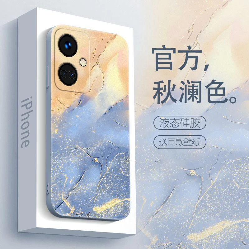 适用于oppok11手机壳K11秋澜渐变简约男款防摔软壳全包式