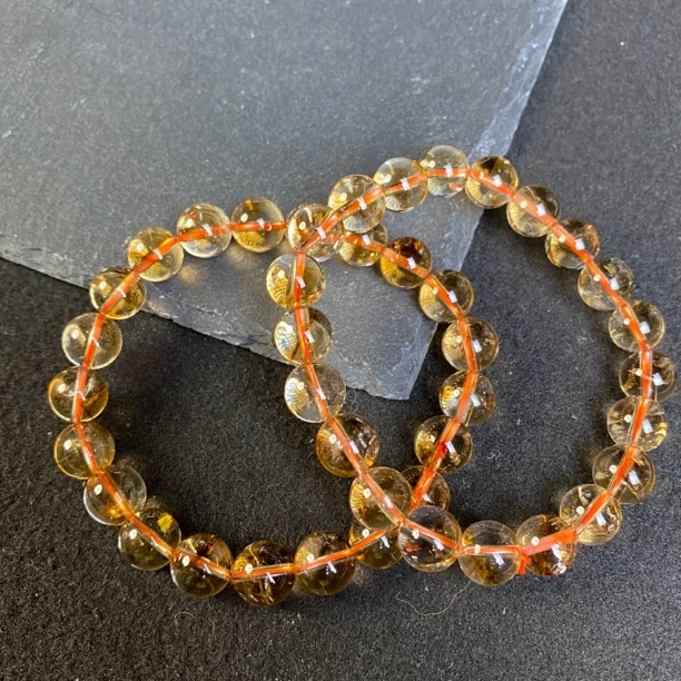 毕业净体黄水晶手串9m+ S74多样性发其一