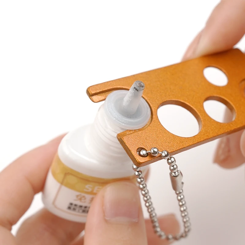 SEEHA嫁接睫毛胶水瓶口起子胶水瓶口金属开瓶器瓶嘴起瓶器神器