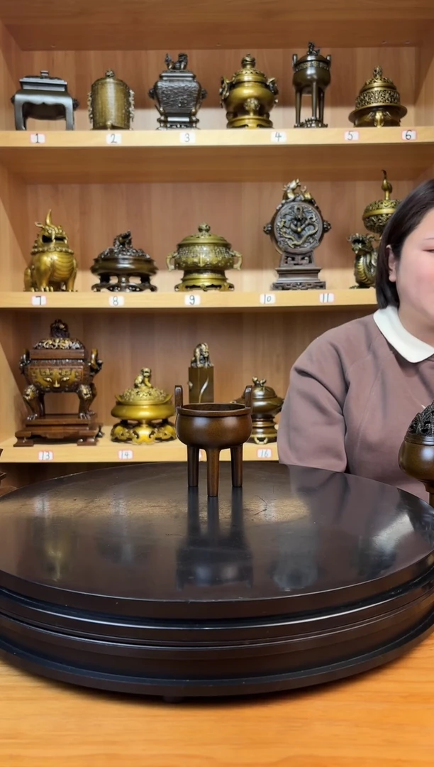 【闪购商品】紫铜三足鼎