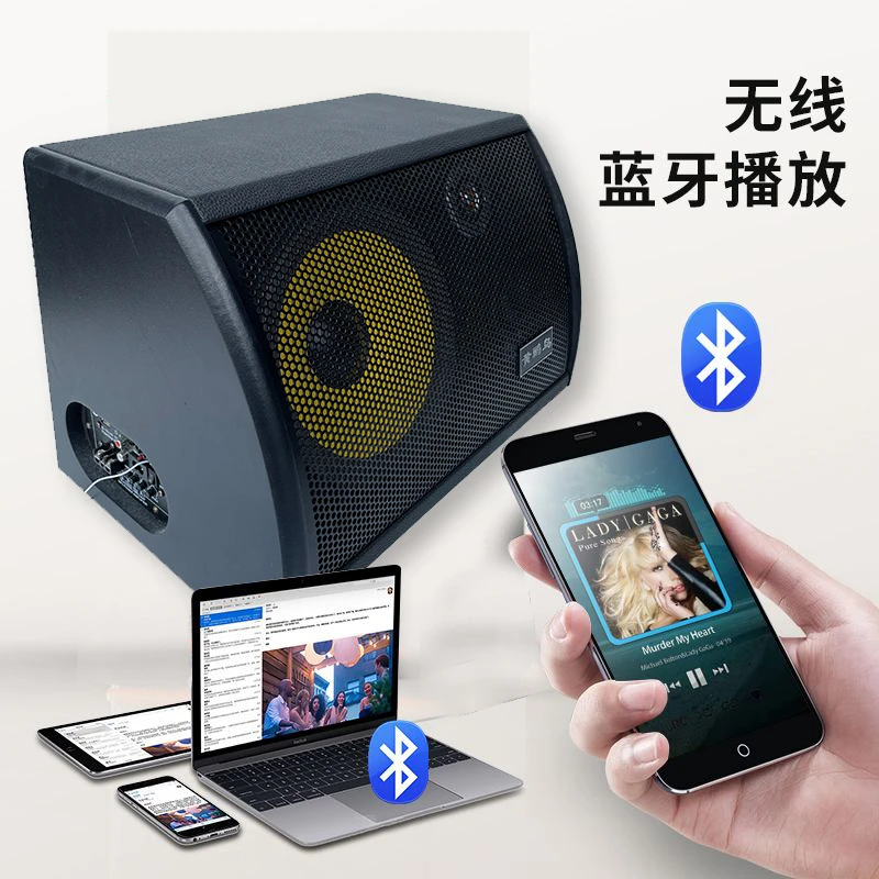 黄鹂鸟大功率10寸扇形重低音专业蓝牙音响车载唱歌超重低音炮音响
