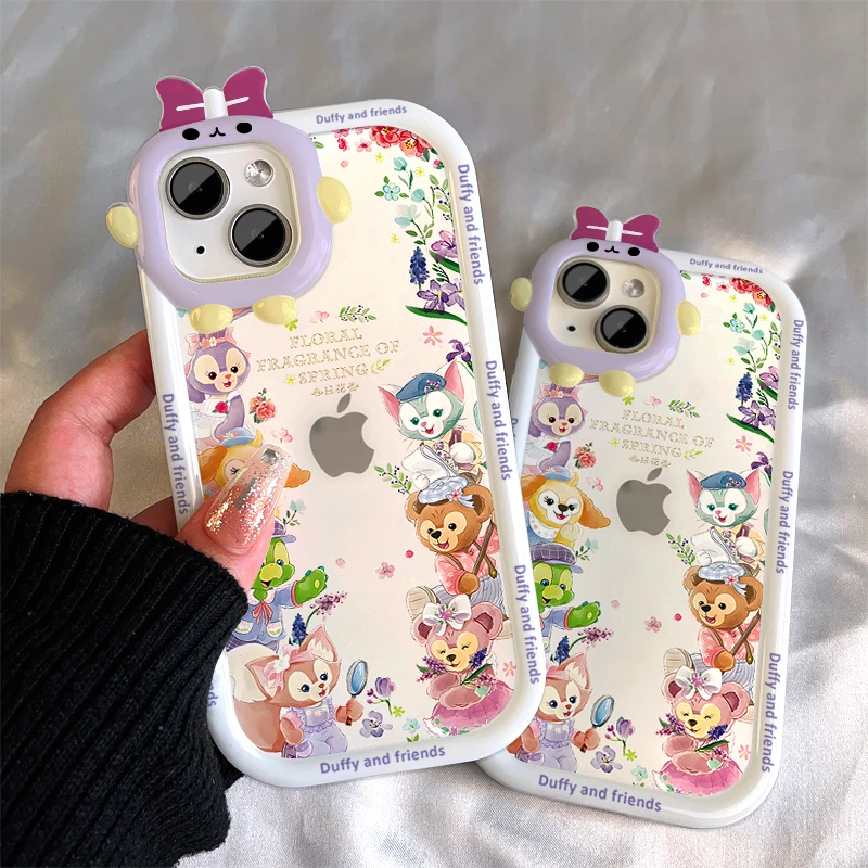 苹果华为小米oppovivo蝴蝶结玲娜贝儿全包防摔高颜值手机壳小清新