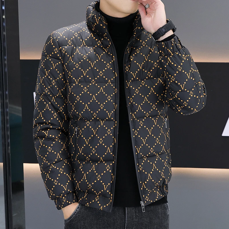 秋冬季新款男士棉衣保暖加厚棉服休闲潮流青年韩版立领短款冬装