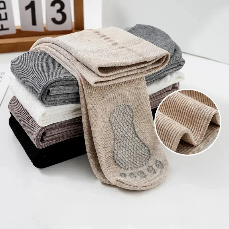 2024女童秋冬连裤袜 中大童细竖条纹高弹力纯白色小脚丫打底袜裤