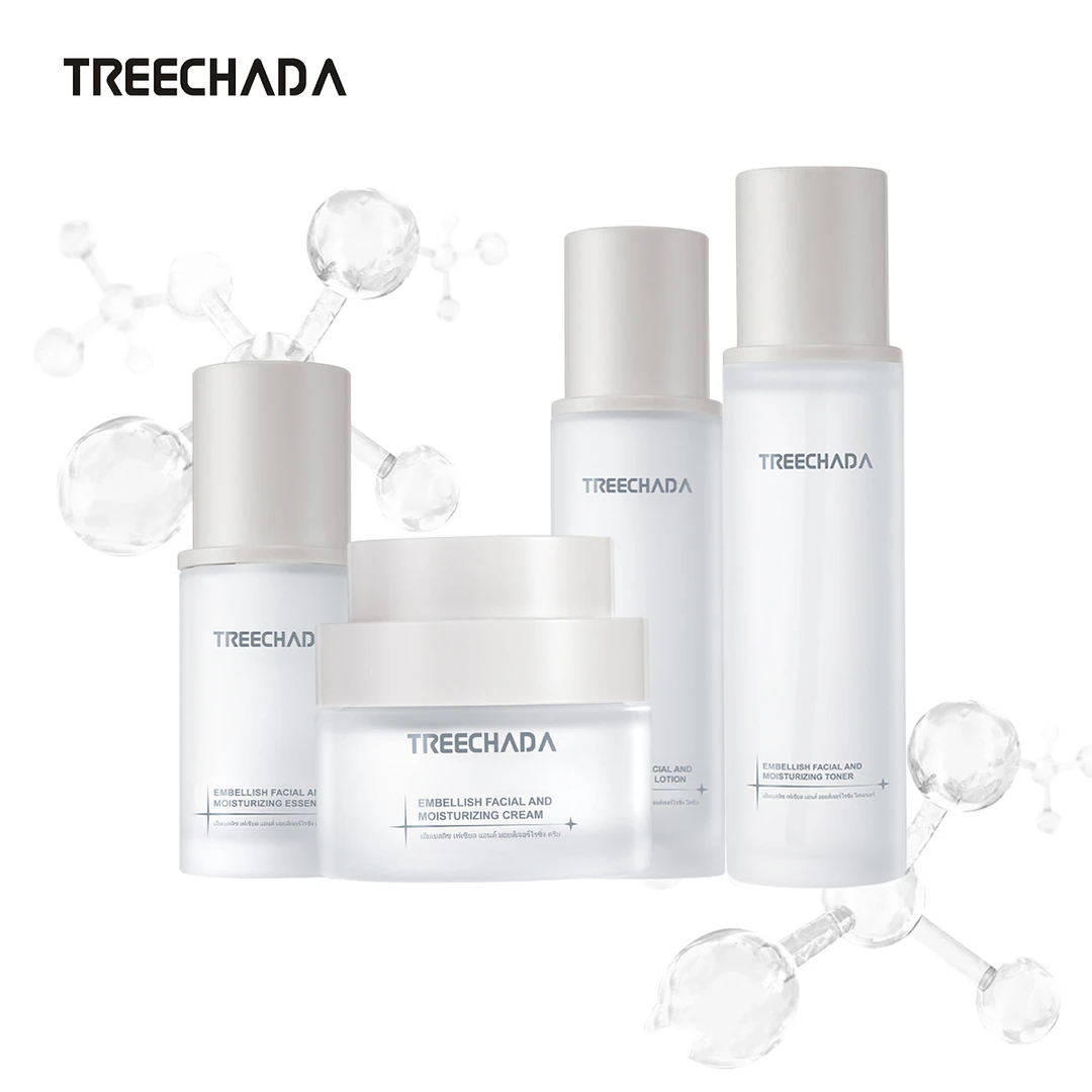 泰国多肽润颜护肤组合 抗皱紧致抗初老淡暗沉 面霜精华水乳液洁面