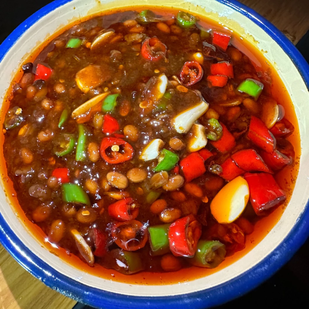 开封特产纯手工西瓜酱豆儿时的味道