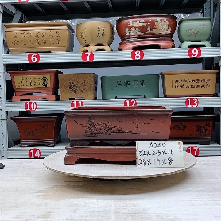 紫砂花盆紫砂花盆