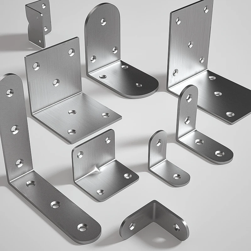 角码不锈钢三角铁支架连接件片90度直角固定器加固五金l型层板托t
