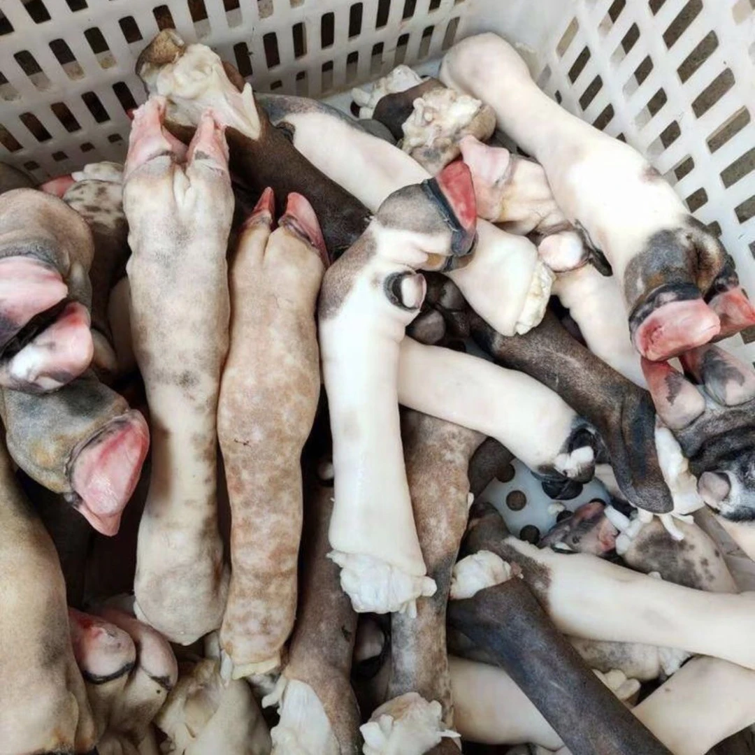 清真小羔羊新鲜花羊蹄大小不一黑色会有毛根介意勿拍需要收到烧毛