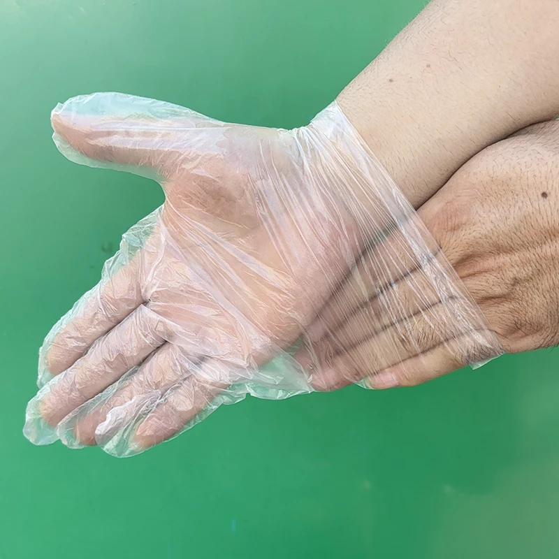 成人男士特大号一次性手套食用级别专用家用加长款塑料加肥加大码