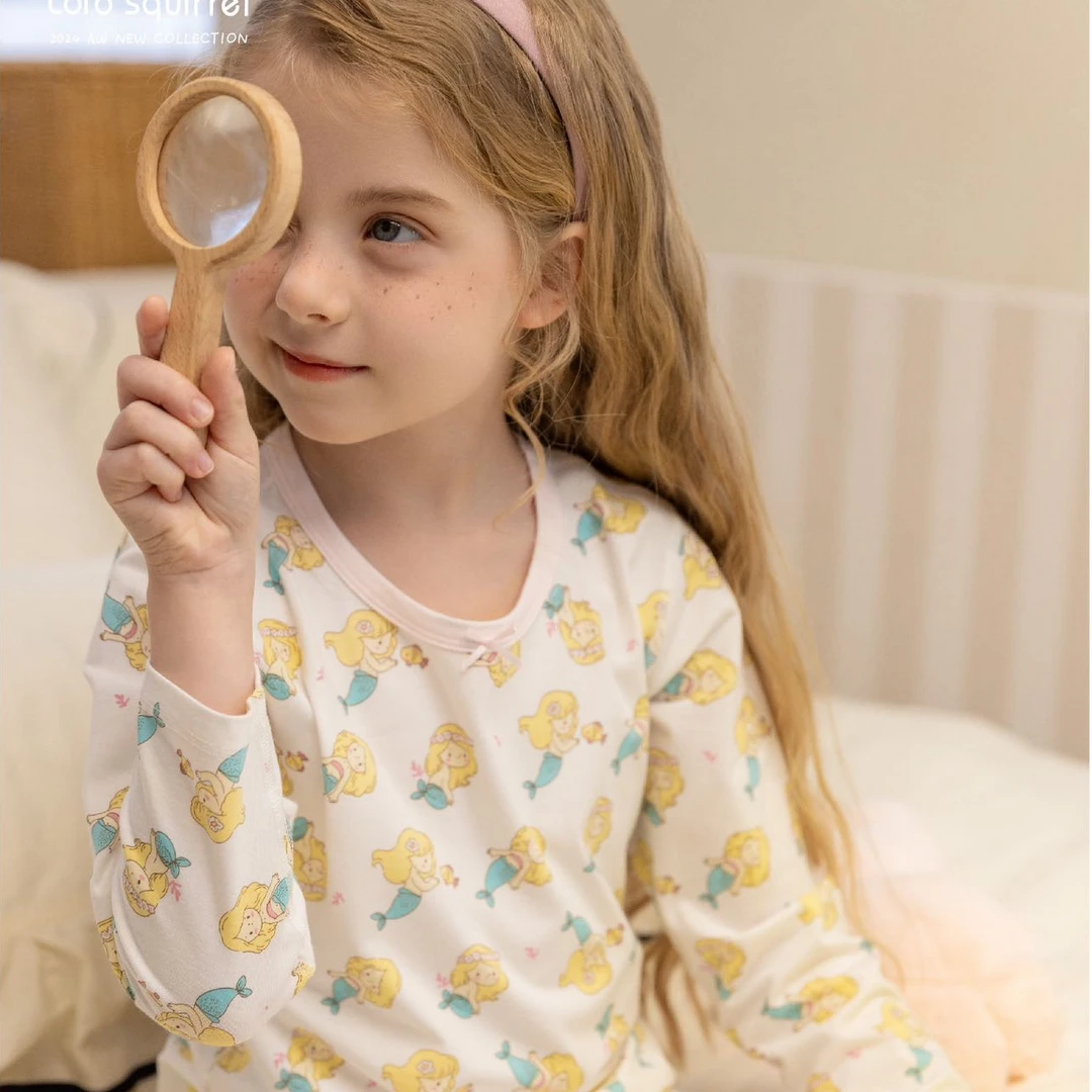 安馨推荐      儿童新款莱卡秋衣套装秋冬款舒适好看内衣套