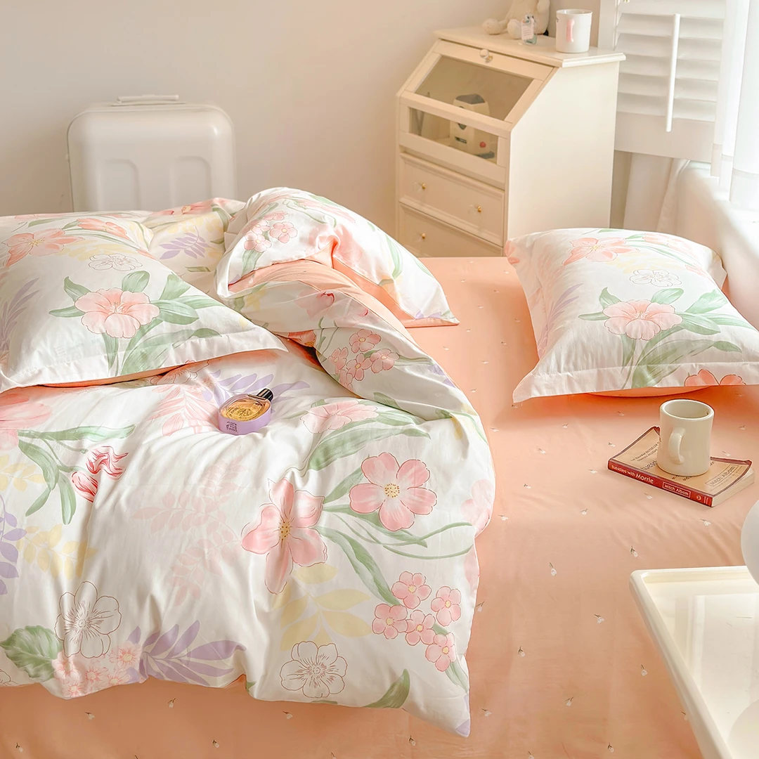 【半夏单件】全棉被套夏被两用双人床单纯棉双人被罩斜纹100%棉单人