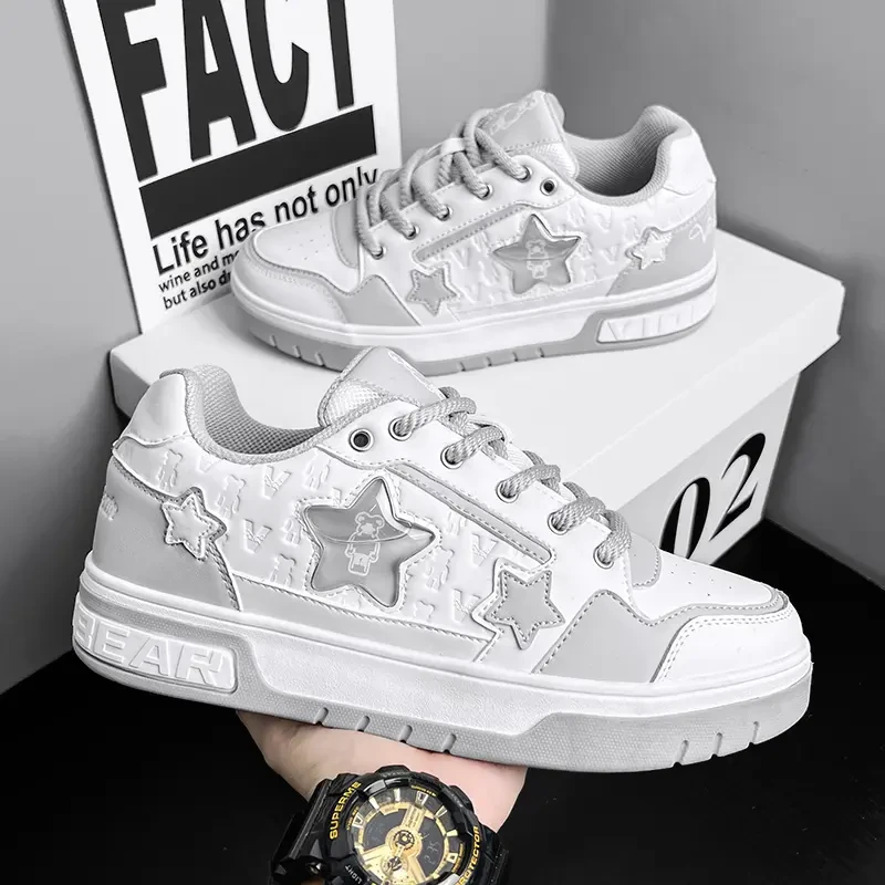 Violentbear/暴力熊国潮板鞋休闲运动潮鞋百搭潮流低帮星星鞋158