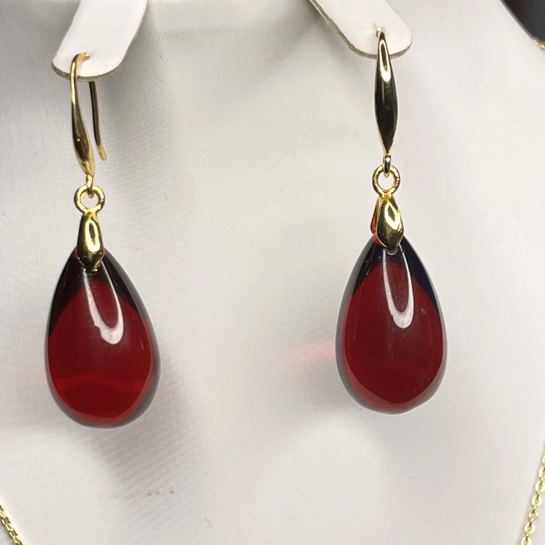 钛钢亚克力耳饰 镶嵌水滴耳坠气质百搭耳钩设计kahriwa pasan Hal