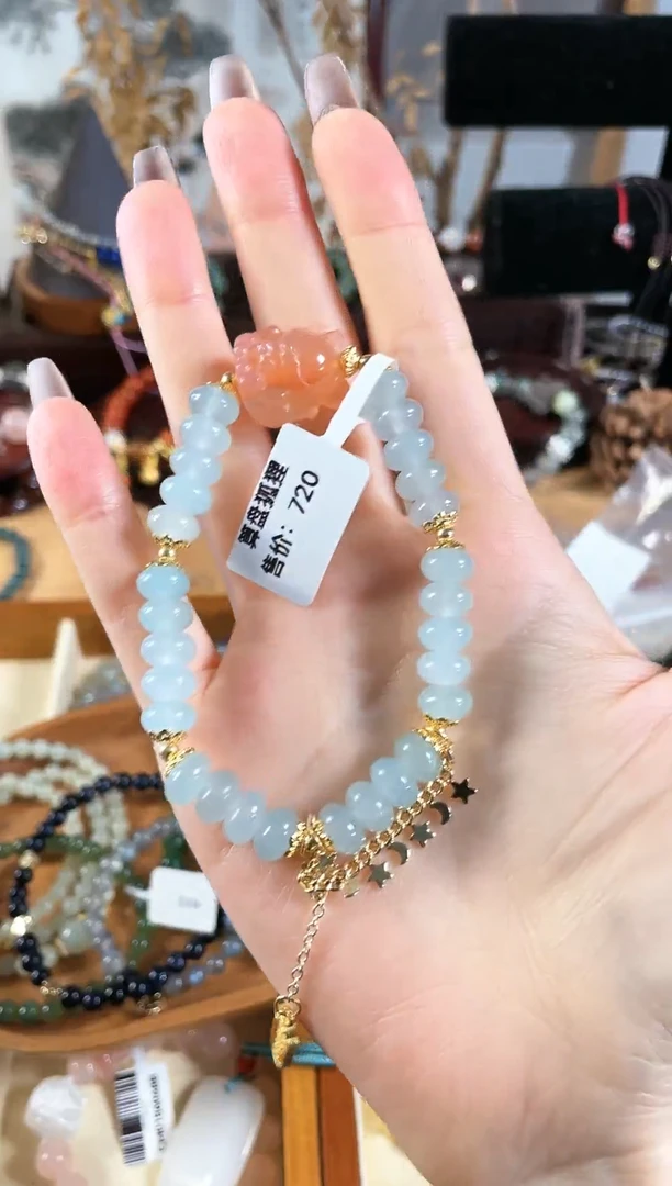 【闪购商品】水晶手链银S925镶嵌104