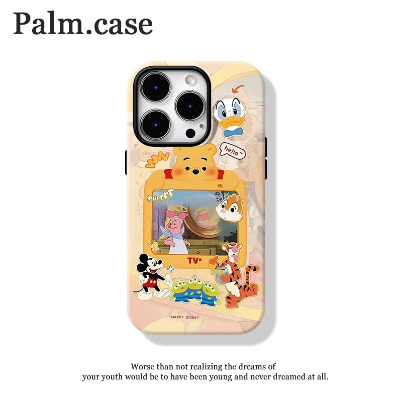 适用【苹果/华为/oppo/vivo/小米】菲林二合一可软壳手机壳动物家族