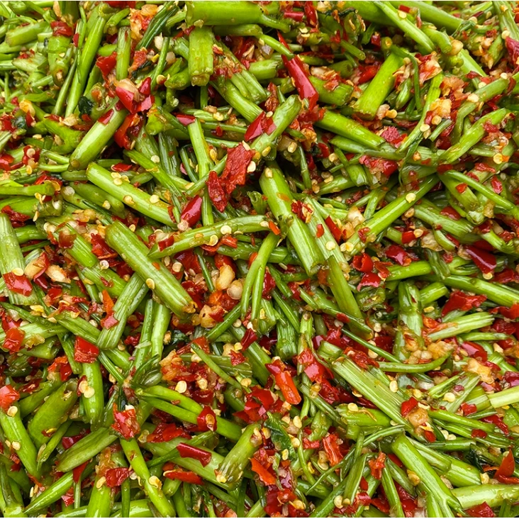 5江西青坛腌空心菜香辣脆下饭辣椒酱菜新鲜腌菜贡菜酱菜300克包邮
