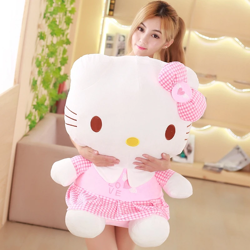 hello kitty公仔凯蒂哈喽KT布娃娃猫咪玩偶抱枕女生睡觉毛绒玩具
