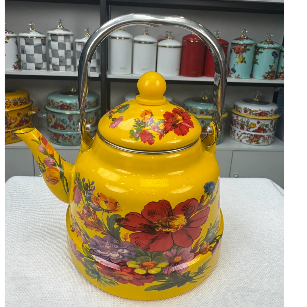 新款搪瓷茶壶1.7升