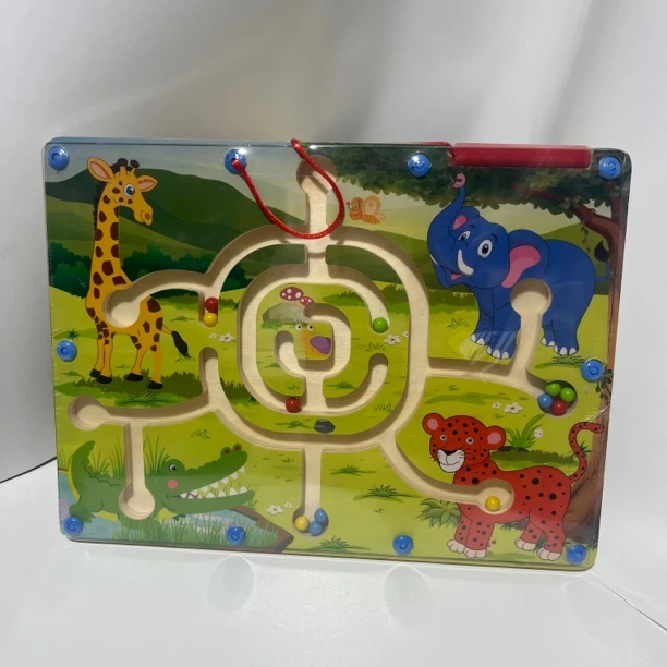 072儿童益智磁吸迷宫动物乐园版