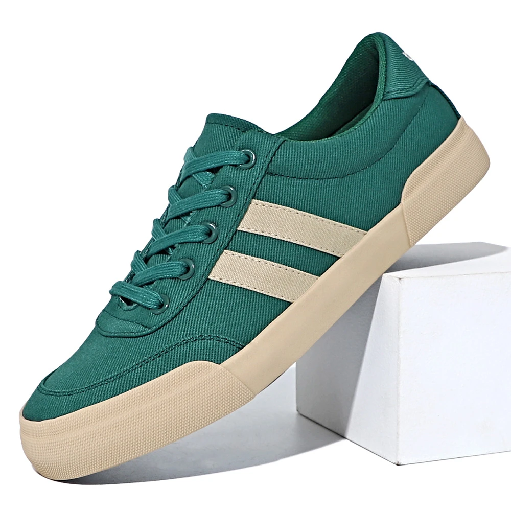24077 秋冬新款男士百搭帆布鞋男款平底低帮系带软底休闲板鞋布鞋